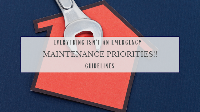 PGMG Maintenance Priorities